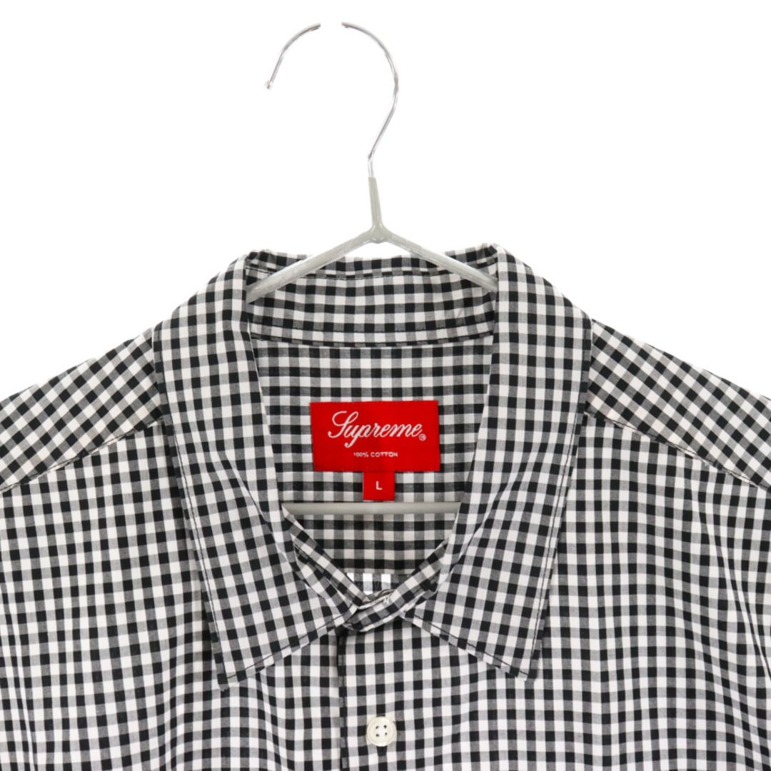 SUPREME シュプリーム  Gingham S/S Shirt シャツ L