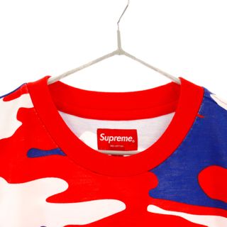 SUPREME シュプリーム 18SS Pocket Tee カモ柄 ポケット半袖Tシャツカットソー レッド