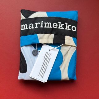 マリメッコ(marimekko)の完売 未使用 廃番 マリメッコ 青 ブルー ウニッコ スマートバッグ エコバッグ(エコバッグ)