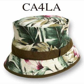 カシラ(CA4LA)の【送料無料】CA4LA カシラ バケットハット ハワイアン キャンバス コットン(ハット)