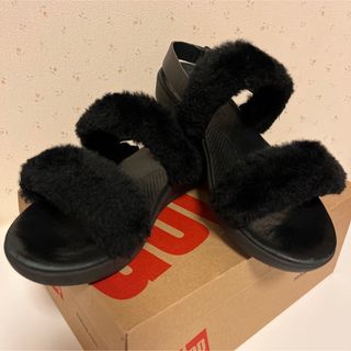 フィットフロップ(fitflop)のfitflop フィットフロップサンダル☆ ファーサンダル(サンダル)