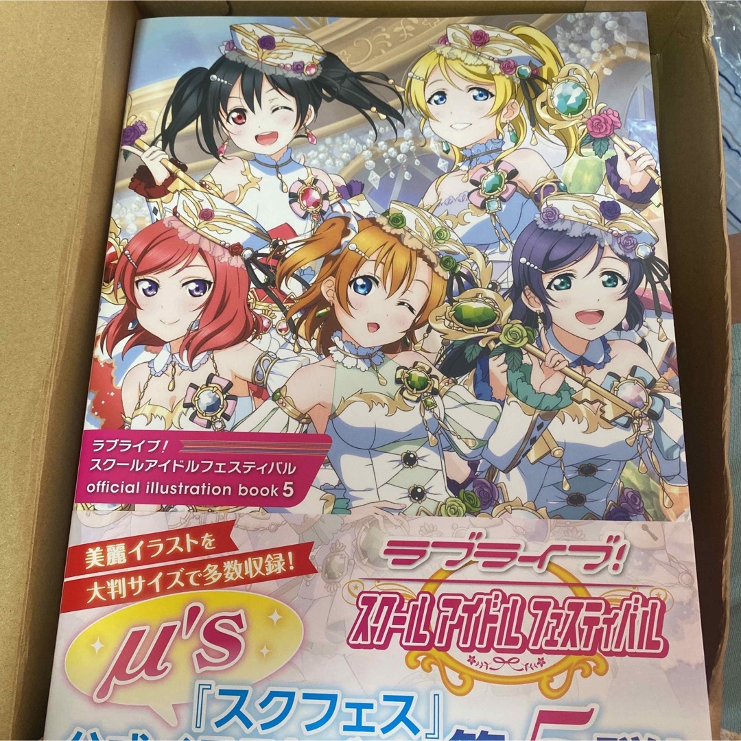 ラブライブ! μ's スクールアイドルフェスティバル 公式イラスト集 第5弾 エンタメ/ホビーの漫画(イラスト集/原画集)の商品写真