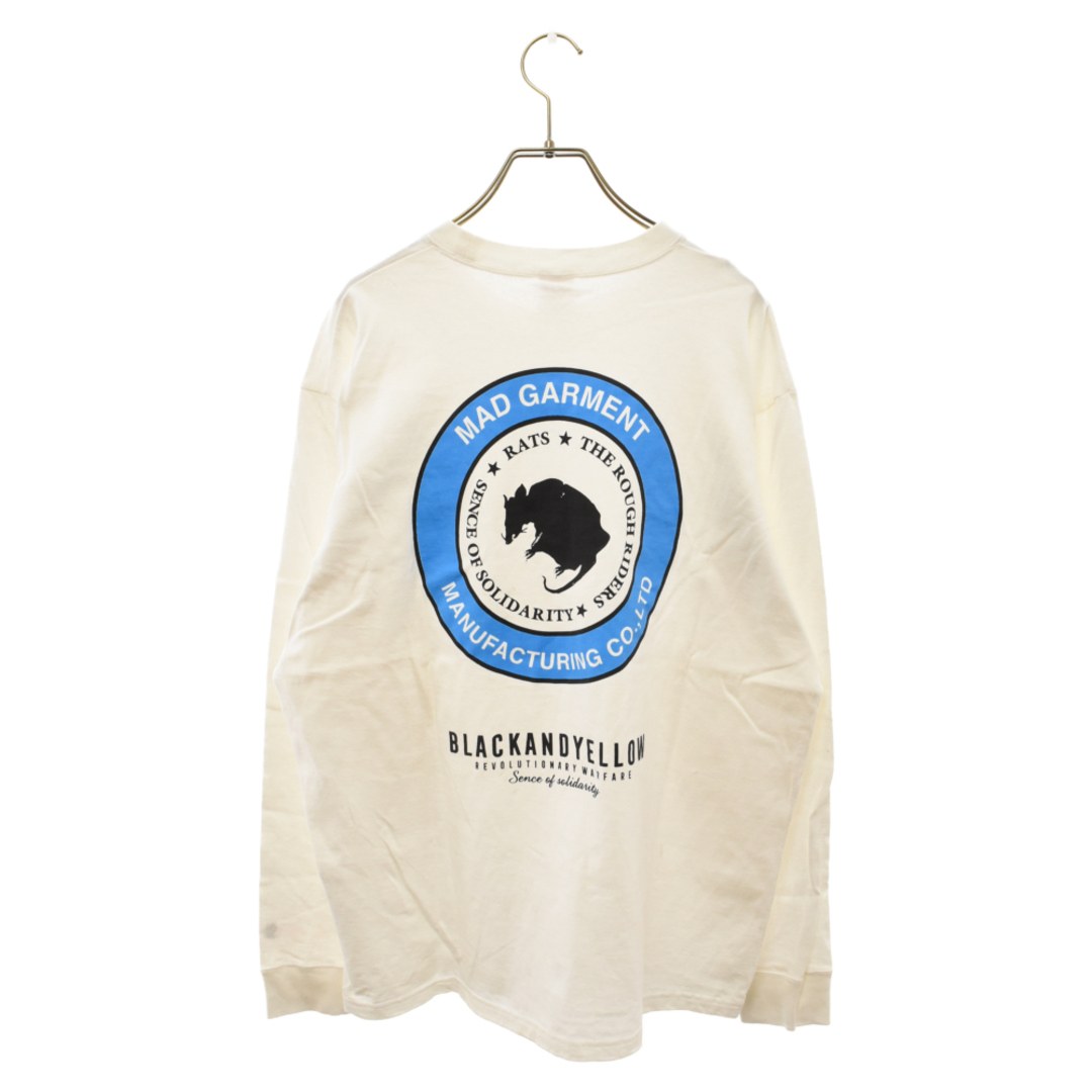 RATS ラッツ TWO WHEEL L/S TEE ツーウィール 長袖Tシャツ ロンT ホワイト 22RTC-0201