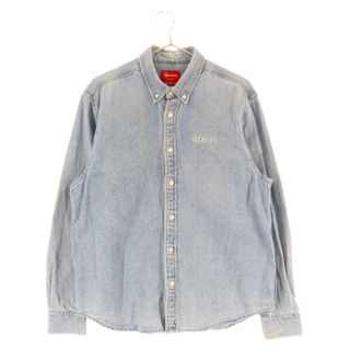 美品 supreme デニムシャツ L クラシックロゴ キムタク ...