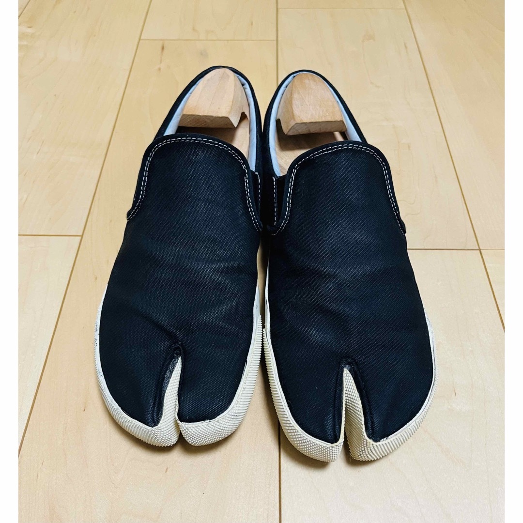 美品【Maison Margiela】スニーカー 黒 タビ 41