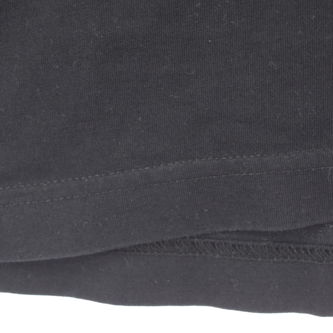 VETEMENTS ヴェトモン 21SS オートクチュールロゴ刺繍 オーバーサイズ半袖Tシャツ クルーネックカットソー ブラック UE51TR450B 4