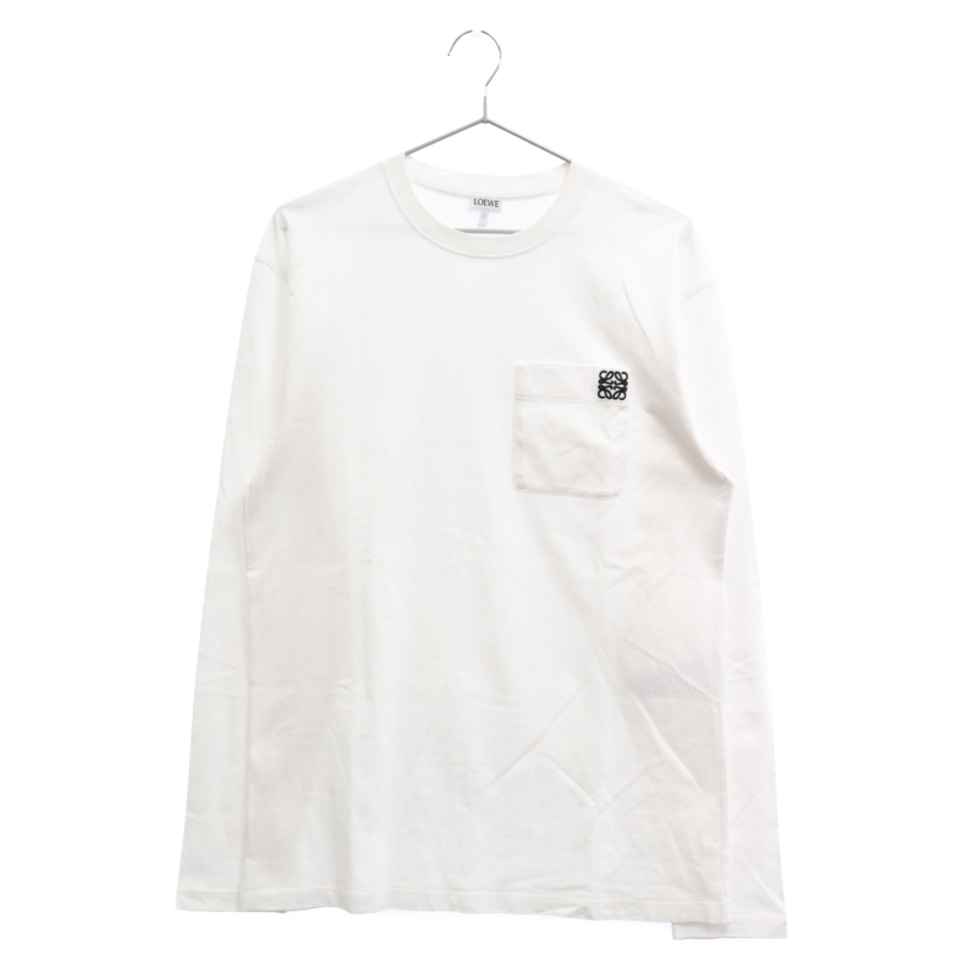 LOEWE ロエベ アナグラム刺繍入りポケット長袖Tシャツ カットソー