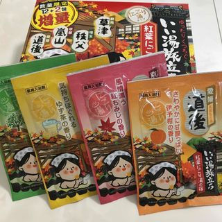 薬用入浴剤　いい湯旅立ち(紅葉にごり湯の宿)2箱分28包(入浴剤/バスソルト)