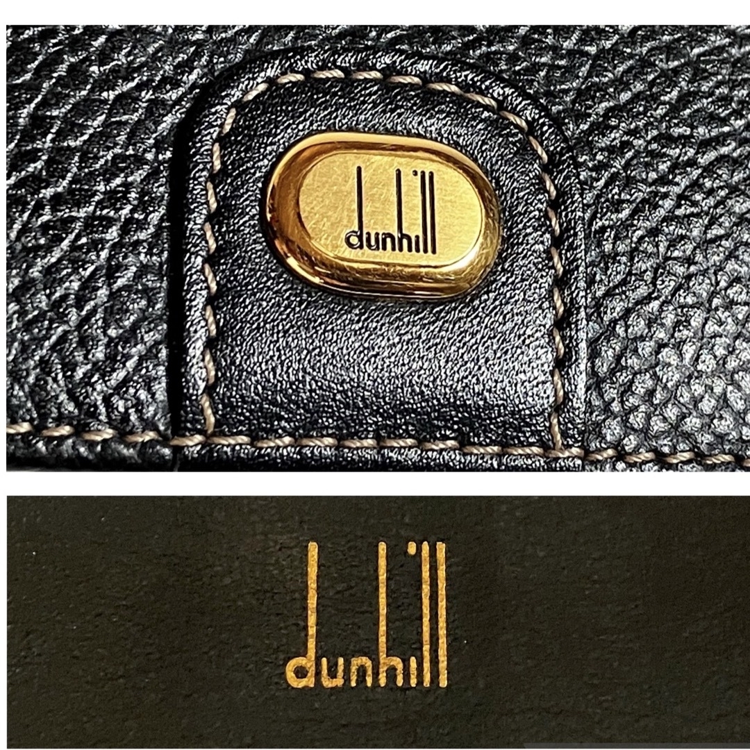 美品❤︎dunhillダンヒル ゴールドエンブレム札入れ/長財布