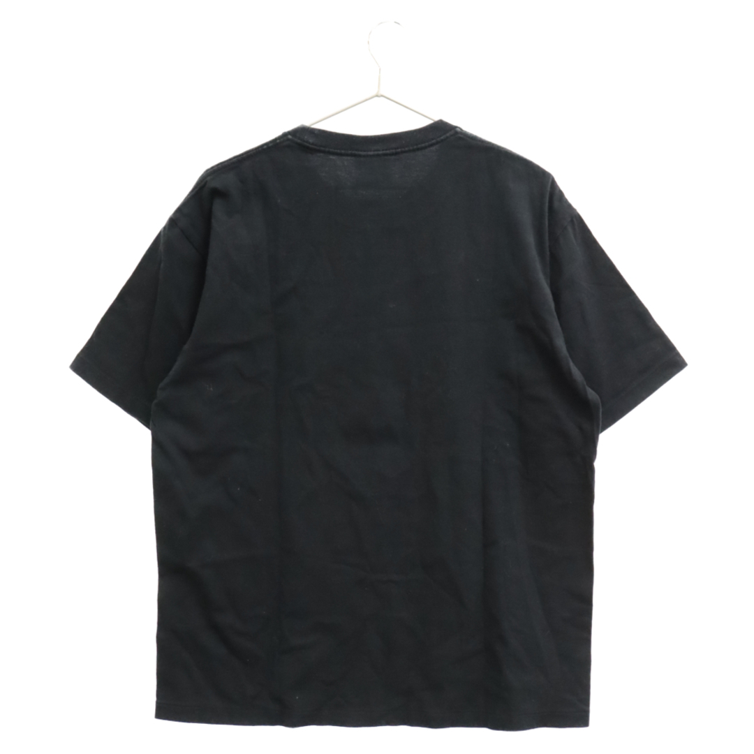 A BATHING APE アベイシングエイプ CAMO COLLEGE TEE カモカレッジロゴ半袖Tシャツ ブラック 001TEG301018X
