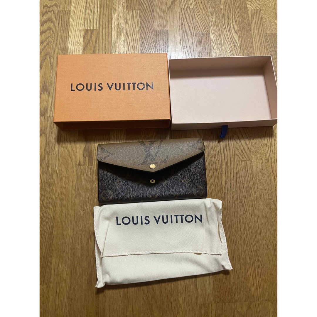 LOUIS VUITTON ルイヴィトン 長財布 モノグラムリバース金具色