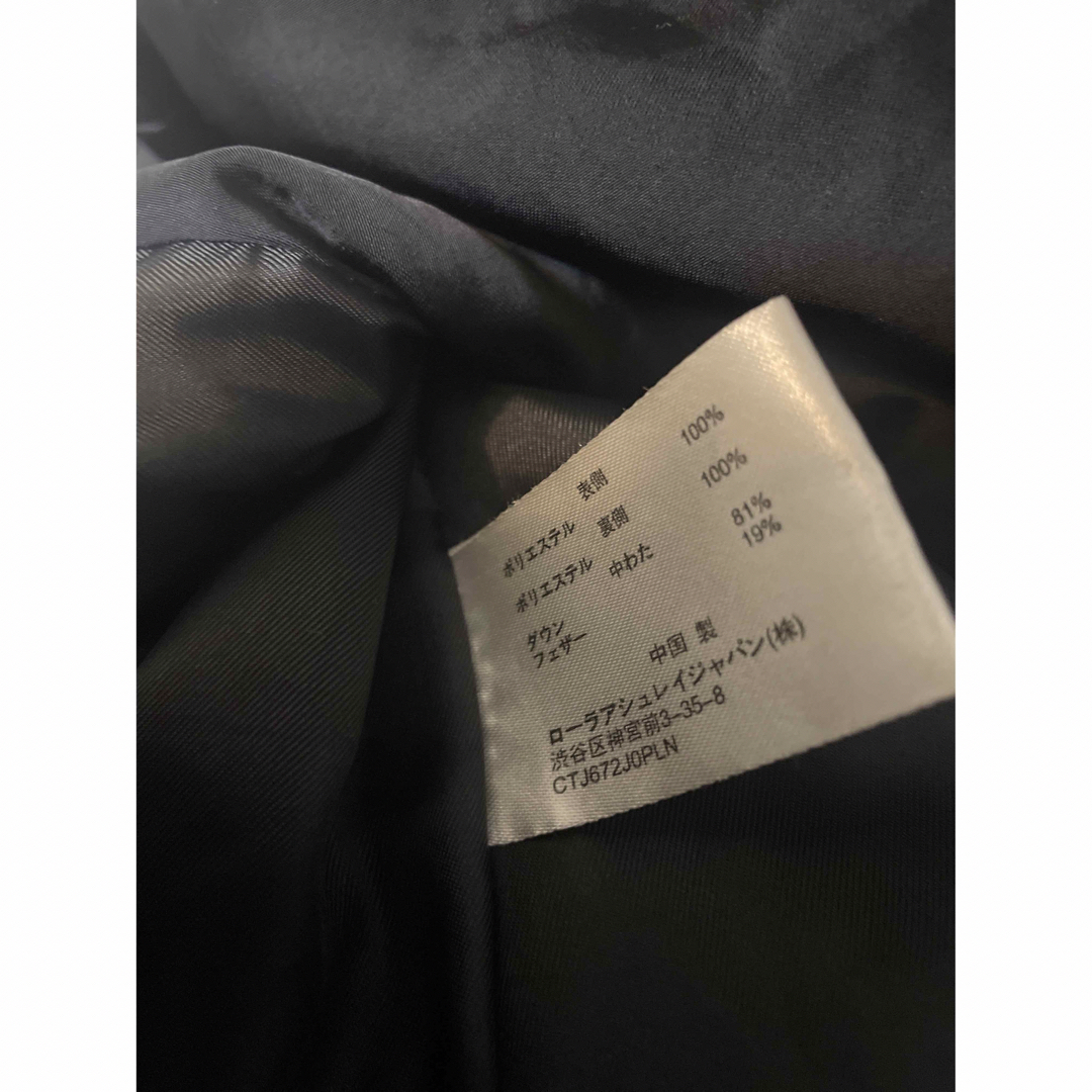 LAURA ASHLEY(ローラアシュレイ)のローラアシュレイ　ロングダウンコート　黒 レディースのジャケット/アウター(ダウンコート)の商品写真