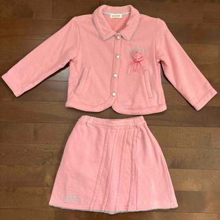 【美品】BABY PINK HOUSE フォーマル　セットアップ　110・120(ドレス/フォーマル)