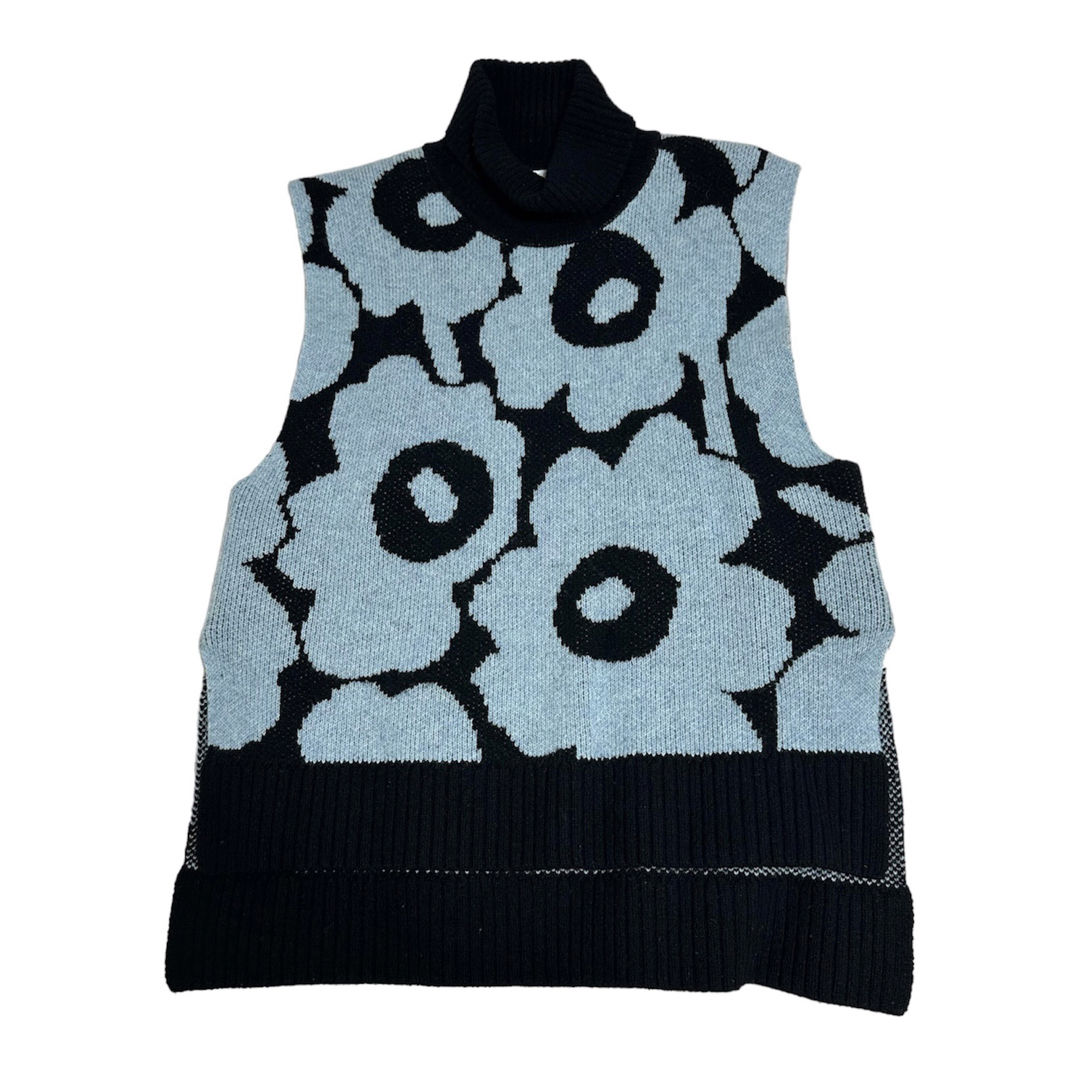 marimekko - 〆marimekko UNIKKO ハイネック ニットベスト 古着の通販