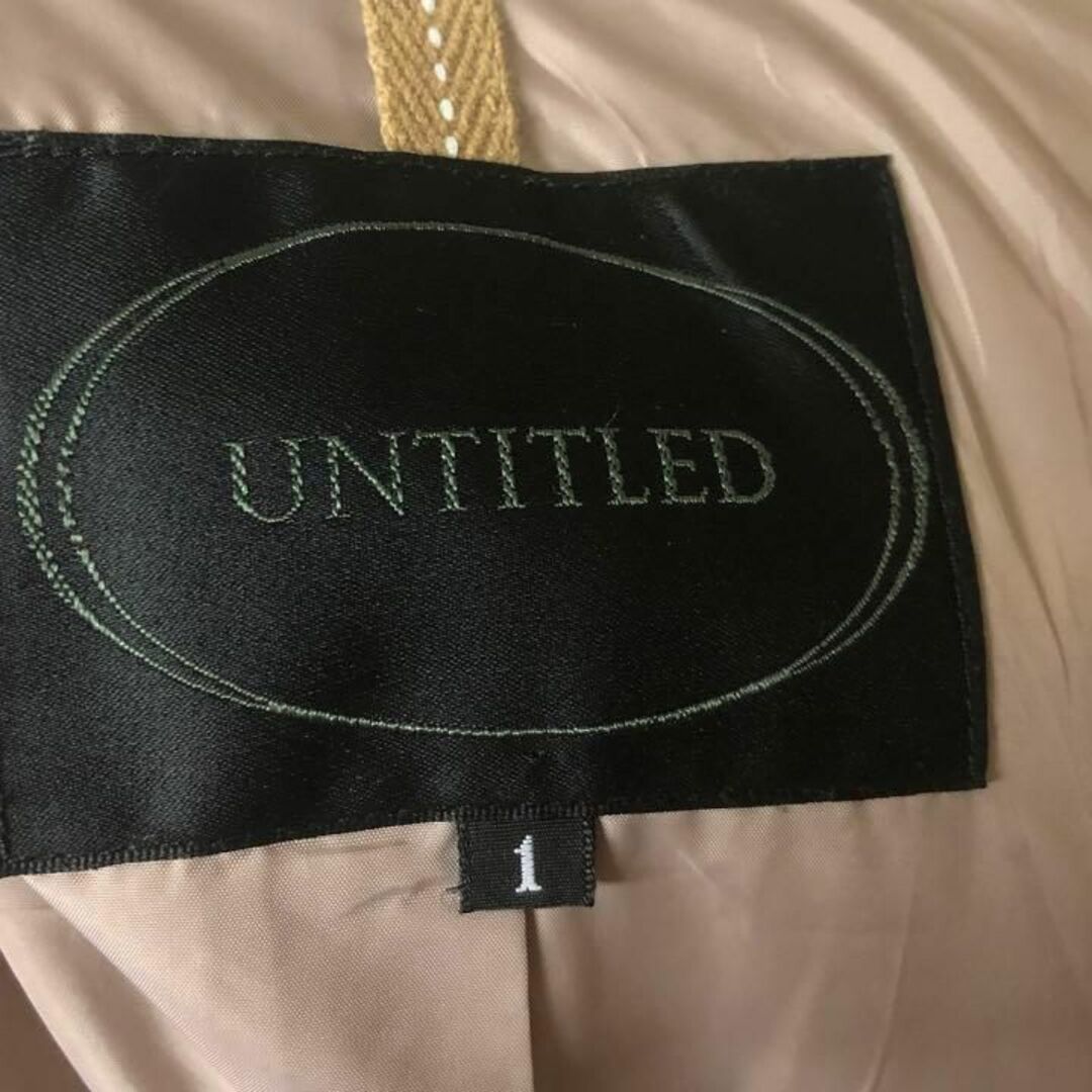 UNTITLED - 冬の必須アイテム アンタイトル ダウンダッフルコート