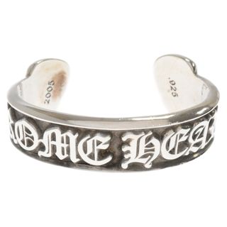 クロムハーツ(Chrome Hearts)のCHROME HEARTS クロムハーツ CH SCROLL LABEL BANGLE CHスクロールラベルバングル ブレスレット シルバー(バングル/リストバンド)