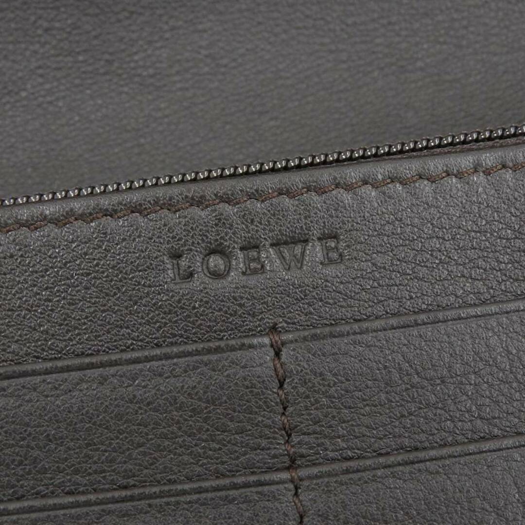 LOEWE(ロエベ)の【本物保証】 箱付 超美品 ロエベ LOEWE アナグラム ロゴ 二つ折り 長財布 レザー レッド  赤 レディースのファッション小物(財布)の商品写真