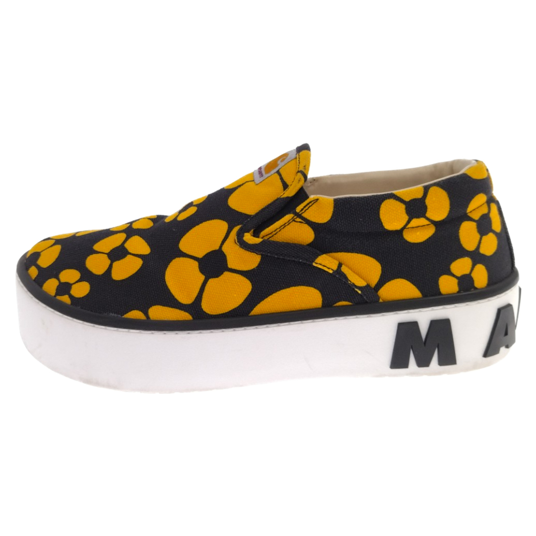 MARNI マルニ ×Carhartt WIP Sunflower Paw Slip-On Low-Top マルニ カーハート コットンキャンバス スリッポン スニーカー フローラルプリント レディース SNZU013103