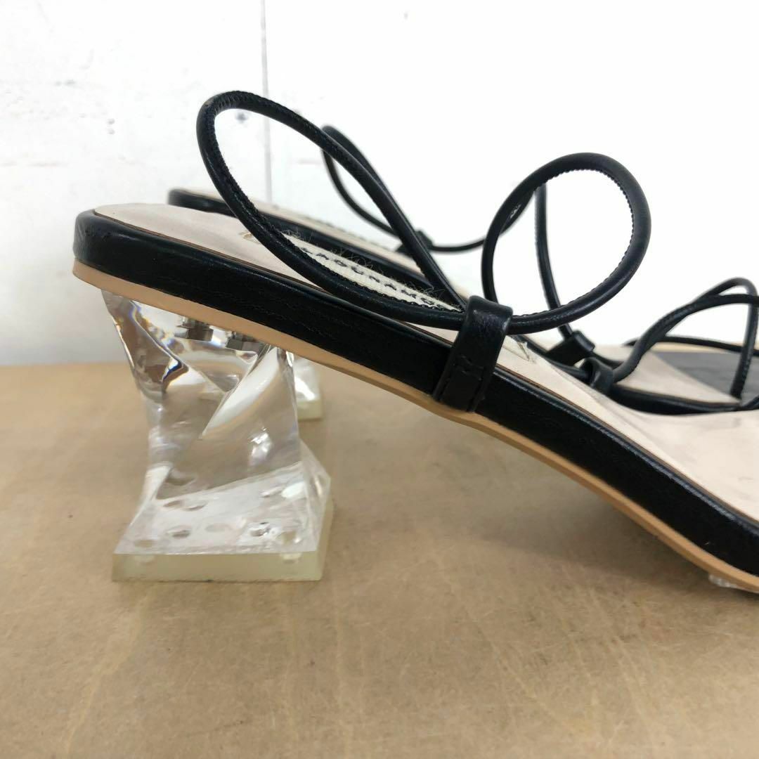 LagunaMoon(ラグナムーン)の【送料無料】LAGUNAMOON LADYストリングサンダル M ブラック レディースの靴/シューズ(サンダル)の商品写真