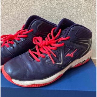 MIZUNO フィットネス　ダンスシューズ　紫　24.5cm