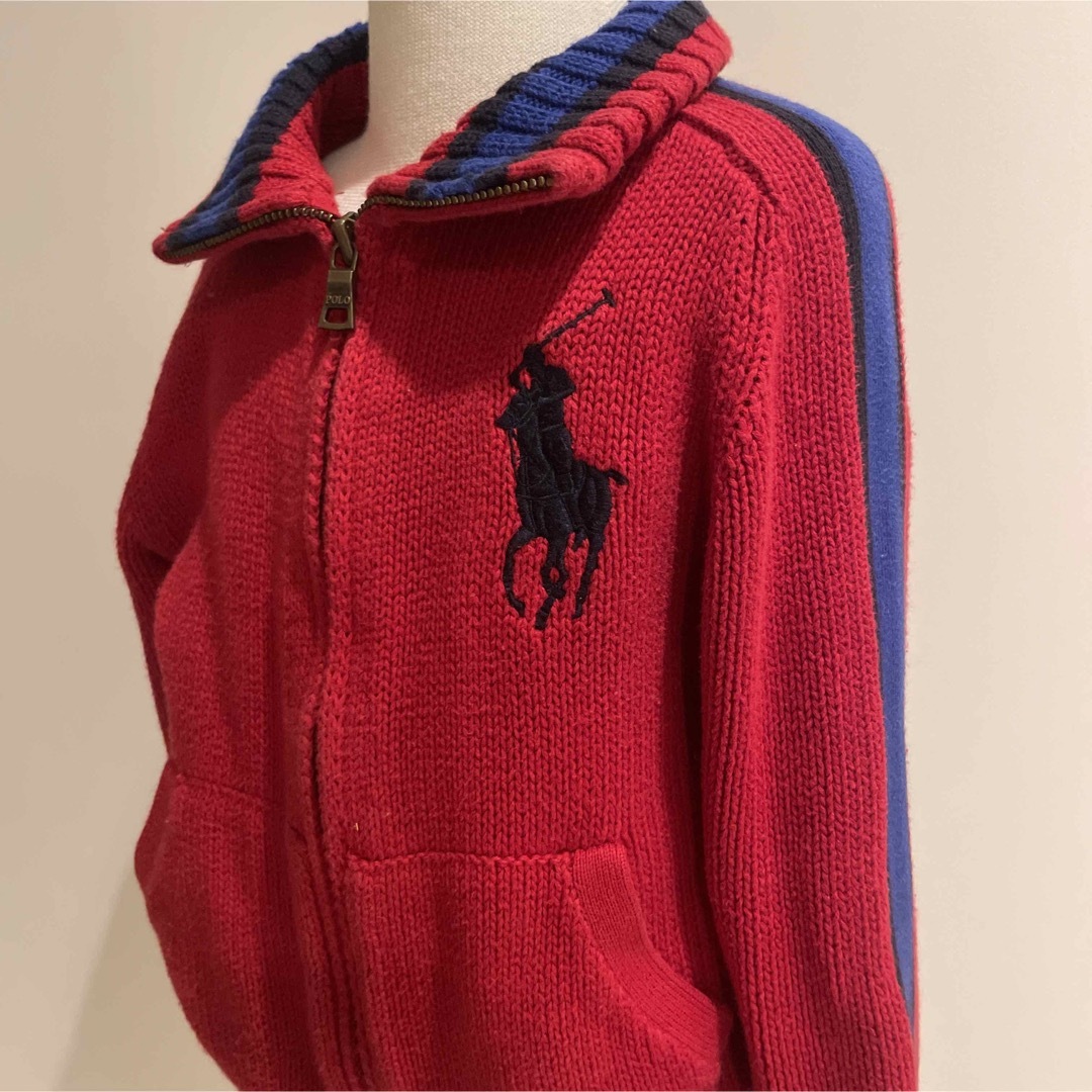 POLO RALPH LAUREN - ラルフローレン ビッグポニー ジップ ニット110の