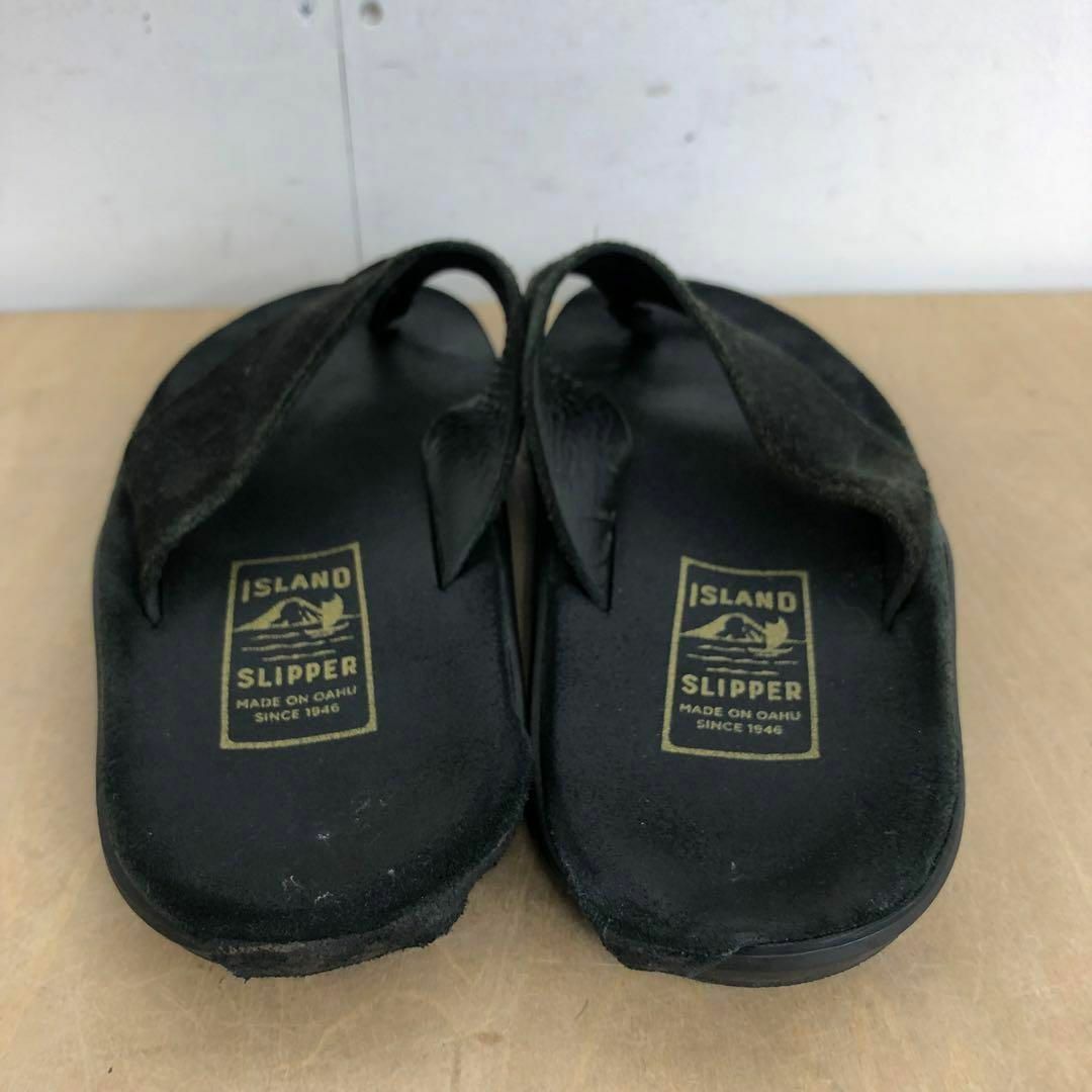 ISLAND SLIPPER(アイランドスリッパ)の【送料無料】ISLAND SLIPPER THONG SANDAL サンダル 黒 メンズの靴/シューズ(サンダル)の商品写真