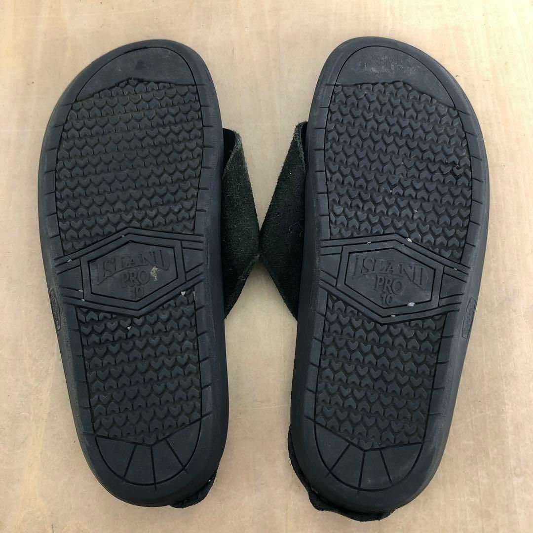 ISLAND SLIPPER(アイランドスリッパ)の【送料無料】ISLAND SLIPPER THONG SANDAL サンダル 黒 メンズの靴/シューズ(サンダル)の商品写真