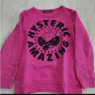 ヒステリックミニ(HYSTERIC MINI)の100cm トレーナー(Tシャツ/カットソー)