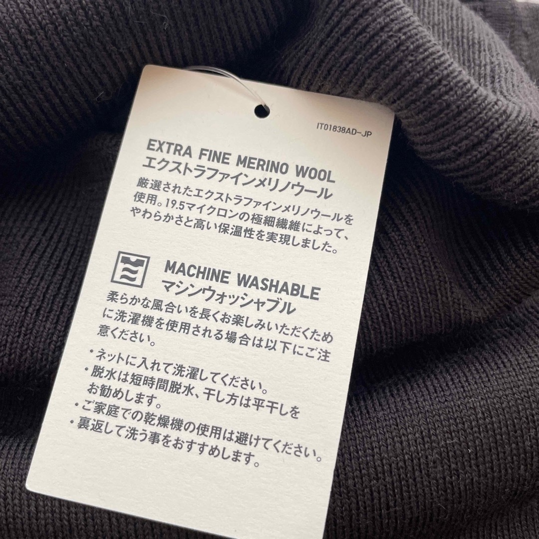 UNIQLO(ユニクロ)のUNIQLOエクストラファインメリノタートルネックセーター（長袖） レディースのトップス(ニット/セーター)の商品写真