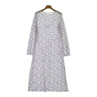 MURRAL - MURRAL framed flower dress freesia blackの通販|ラクマ