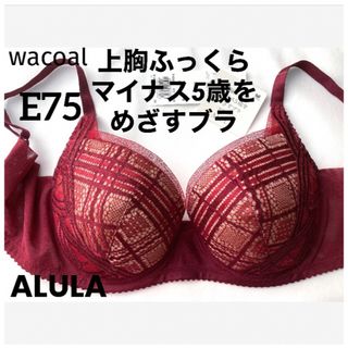 ワコール(Wacoal)の【新品タグ付】ワコール／マイナス5歳をめざすブラ・E75（定価¥8,470）(ブラ)