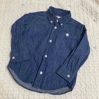 POLO Baby デニム風 シャツ 90cm(ブラウス)