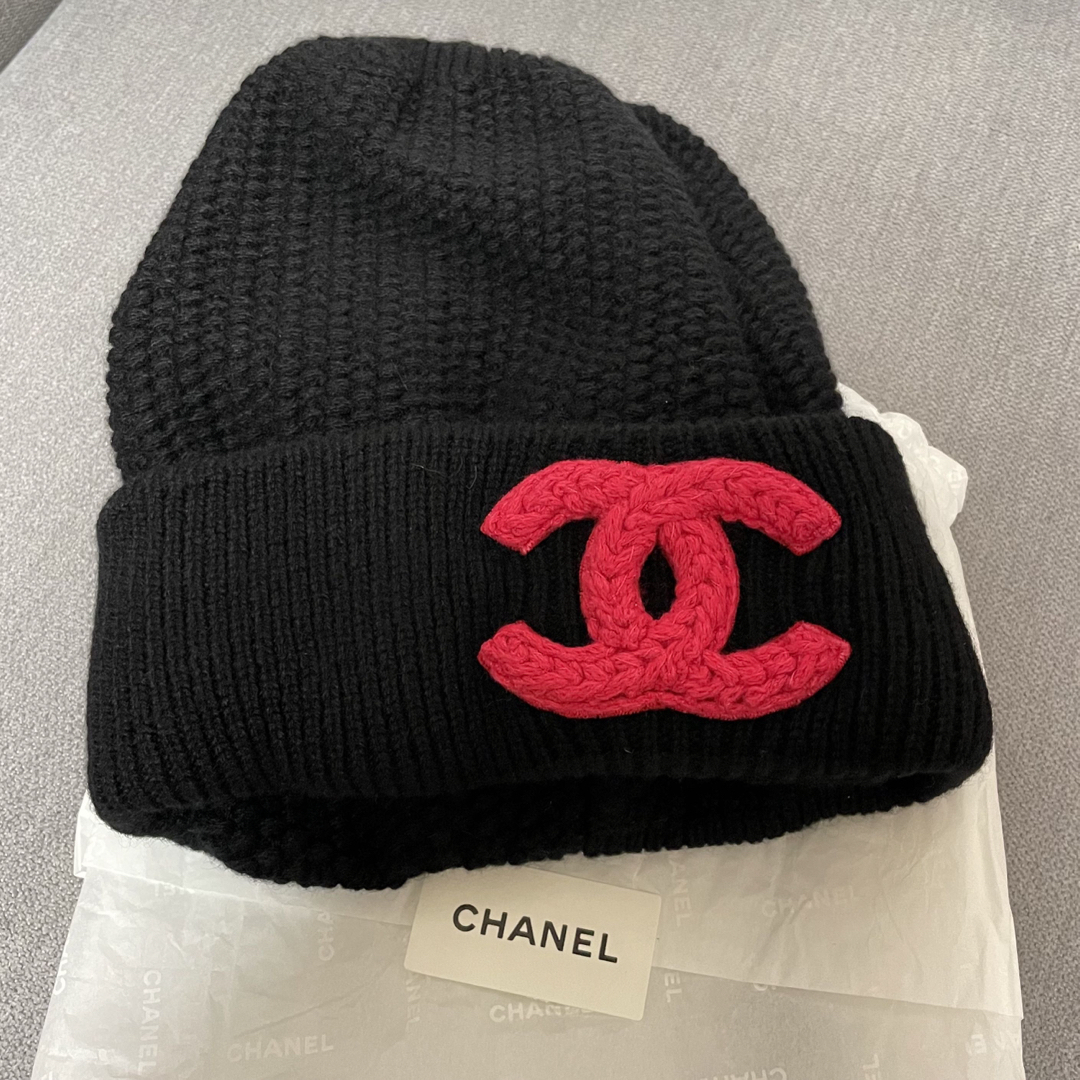 シャネル CHANEL 23A ニット帽-