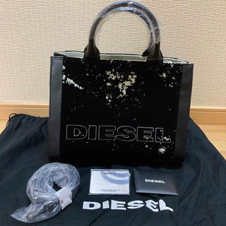 ディーゼル(DIESEL)の【定価41,800円・新品】ディーゼル　フロッキートートバッグ　ショルダーバッグ(トートバッグ)