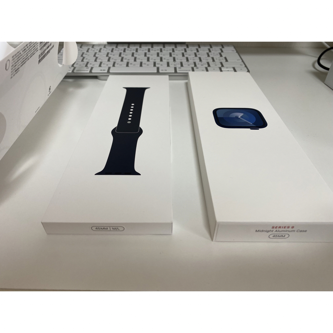 Apple Watch(アップルウォッチ)の新品未使用 Apple Watch9 45mmアルミGPS+Cellular メンズの時計(腕時計(デジタル))の商品写真