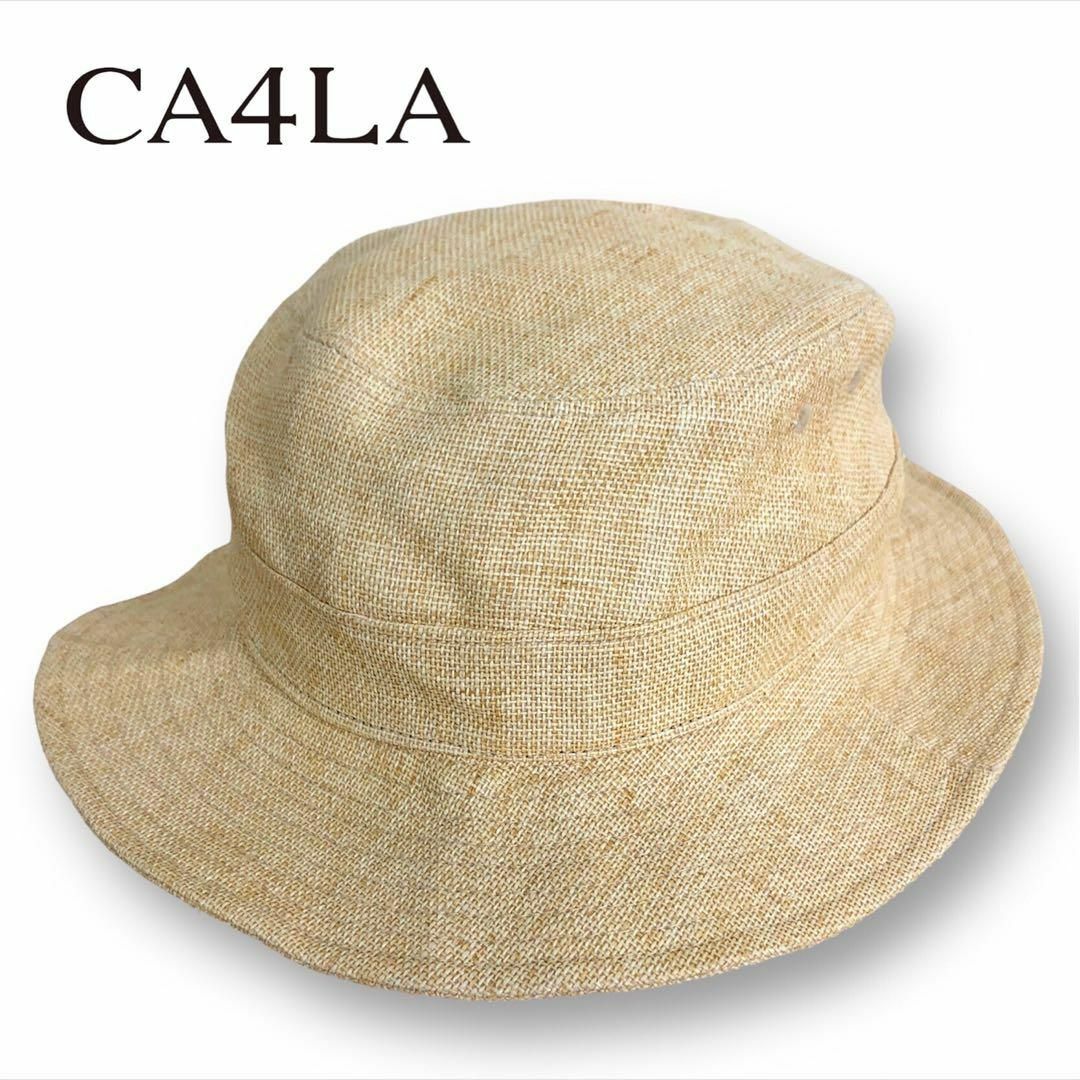 CA4LA - 【送料無料】CA4LA カシラ ストロー風ハット 帽子 M ユニ