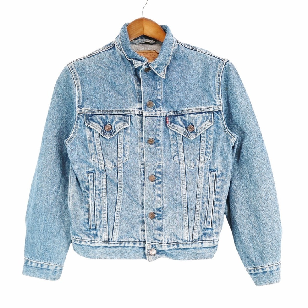 Levi's リーバイス 70503-02 デニムジャケット ユーロ  ヨーロッパ ブルー (メンズ S)   O5437約56cm