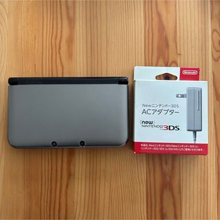 ニンテンドー3DS - 3DSLL ニンテンドー シルバーXブラック 本体 す 2