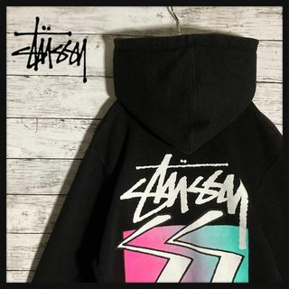 お値下げしました⭐️ stussy バックプリント フーディ ステューシー ...