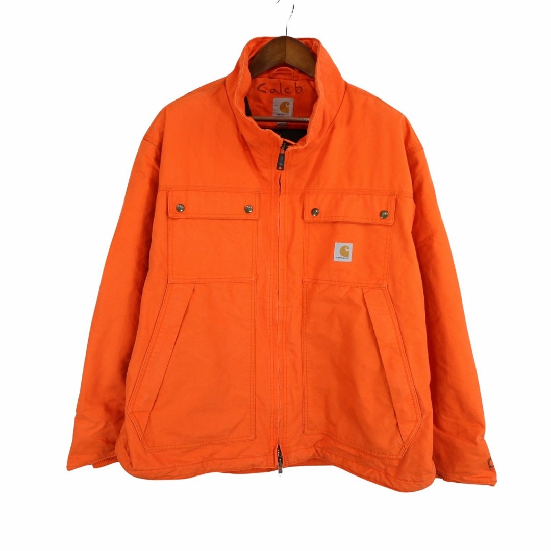 Carhartt カーハート ワークジャケット 大きいサイズ オレンジ (メンズ XXL)   O5455特徴