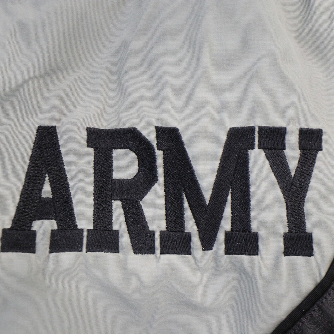 2000年代 米軍実物 U.S.ARMY IPFU ナイロン トレーニングジャケット ミリタリー オリーブ (メンズ LARGE/REGULAR)   O5459約76cm裄丈