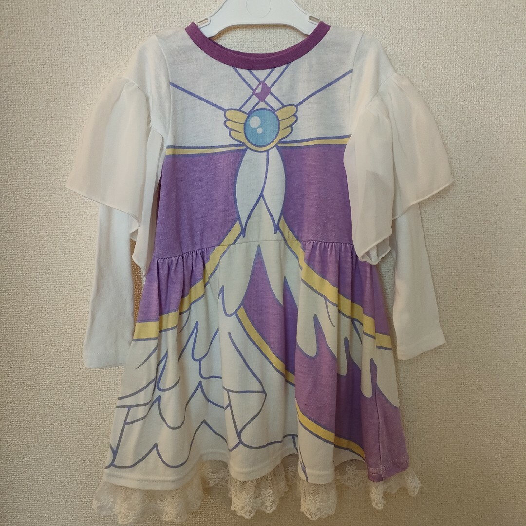 プリキュア　ワンピース キッズ/ベビー/マタニティのキッズ服女の子用(90cm~)(ワンピース)の商品写真