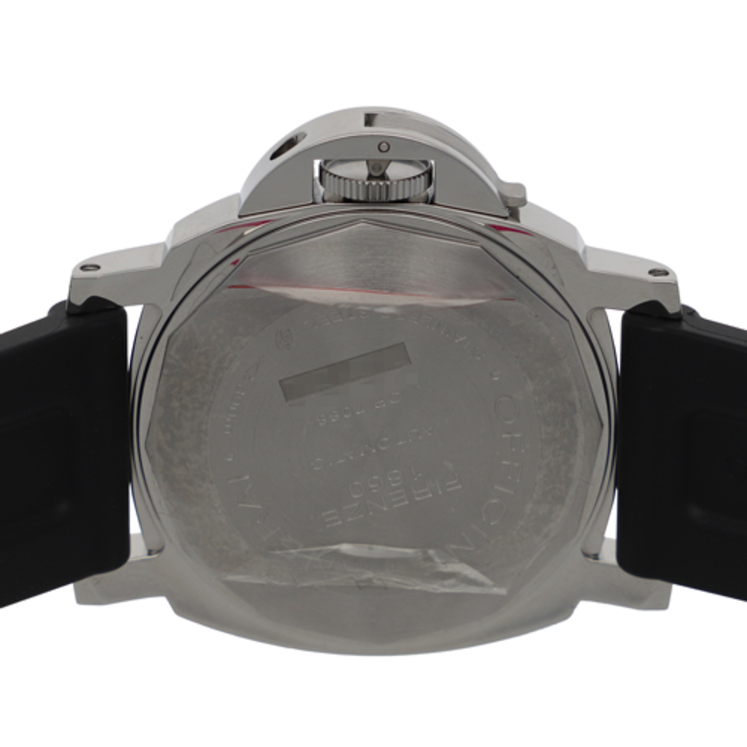 【117035】PANERAI パネライ  PAM01088 ルミノール GMT アッチャイオ 44mm ブラックダイヤル SS/ラバー 自動巻き ギャランティーカード 純正ボックス 腕時計 時計 WATCH メンズ 男性 男 紳士
