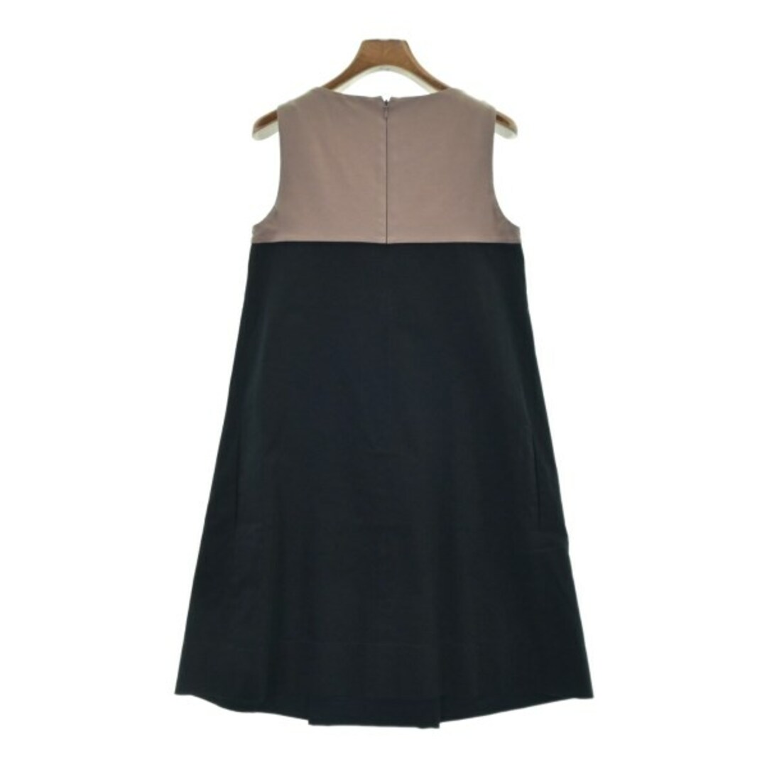 PAULE KA ポールカ ワンピース 36(XS位) ベージュx黒 【古着】 PAULE KA ポールカ ワンピース 36(XS位) ベージュx黒 【古着】