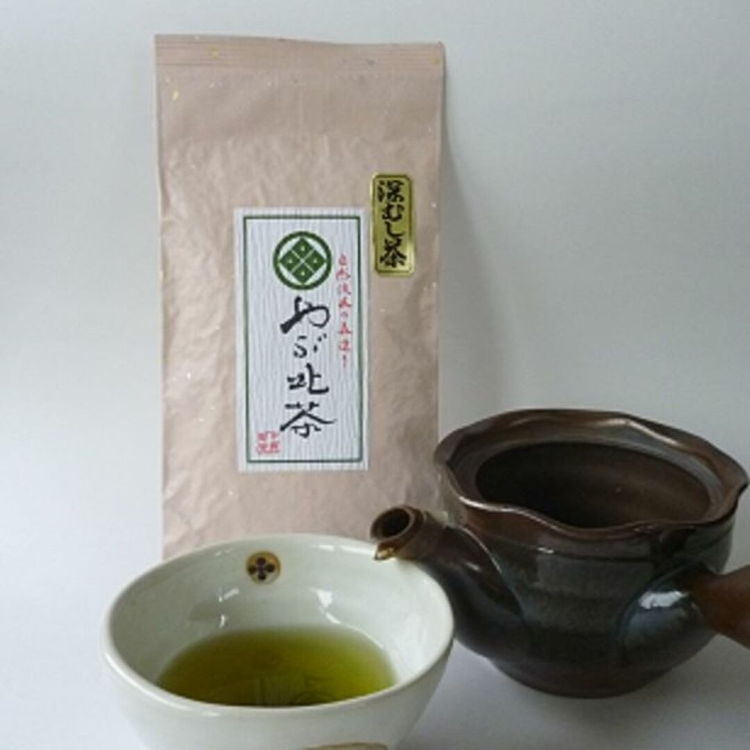 静岡（森町産）深蒸し煎茶　お茶飲み比べ　煎茶・やぶきた・荒茶仕上 食品/飲料/酒の飲料(茶)の商品写真