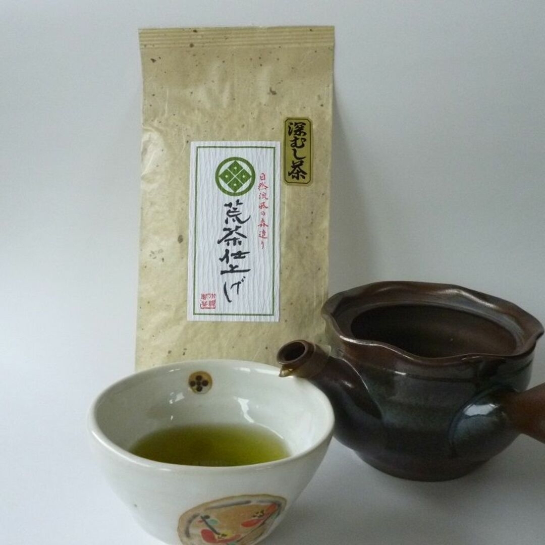 静岡（森町産）深蒸し煎茶　お茶飲み比べ　煎茶・やぶきた・荒茶仕上 食品/飲料/酒の飲料(茶)の商品写真
