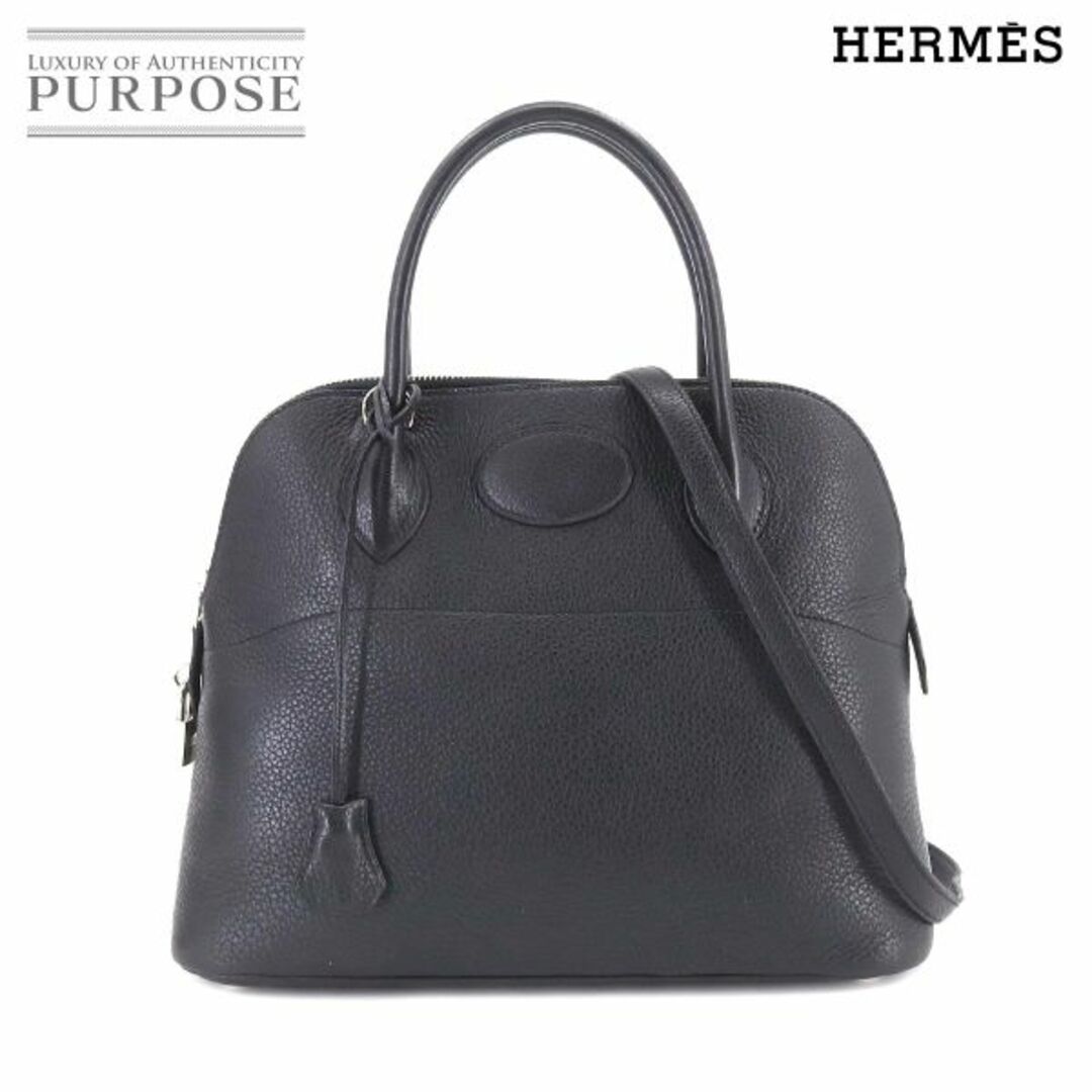 エルメス HERMES ボリード 31 2way ハンド ショルダー バッグ トリヨンクレマンス ブラック □M刻印 シルバー 金具 VLP 90208462