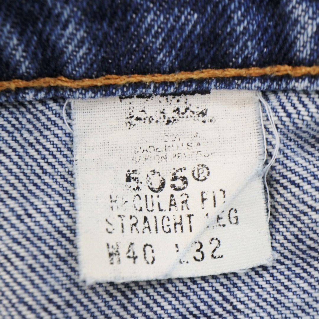 レア 90s Levis 505 オレンジタブ40×30 1wash - デニム/ジーンズ