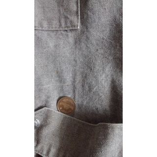 ダック生地 クロックコート バルマカンコート