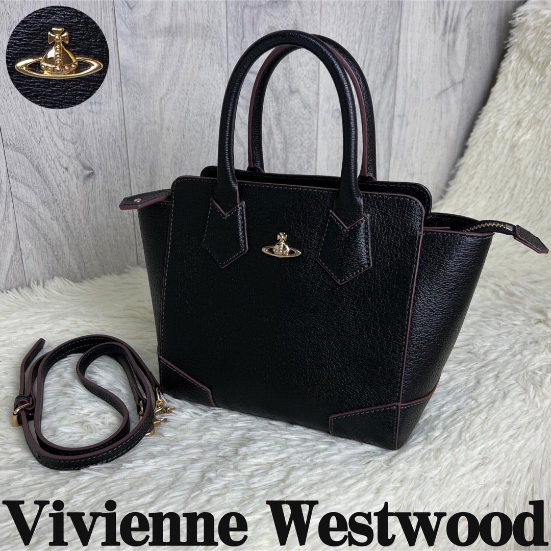 Vivienne Westwood(ヴィヴィアンウエストウッド)の人気ライン♡ヴィヴィアンウエストウッド レザー オーブ 2wayショルダーバッグ レディースのバッグ(ショルダーバッグ)の商品写真